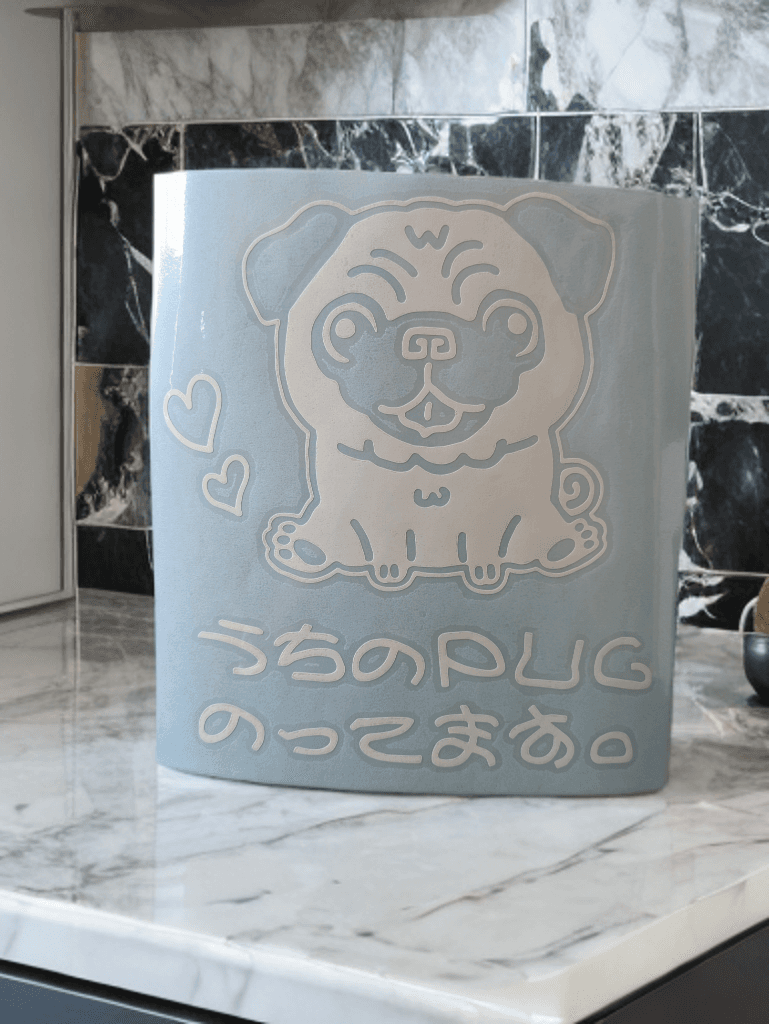 カーステッカー　パグ